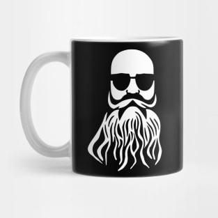 Bald Beard Sunglasses Biker Dude Mug